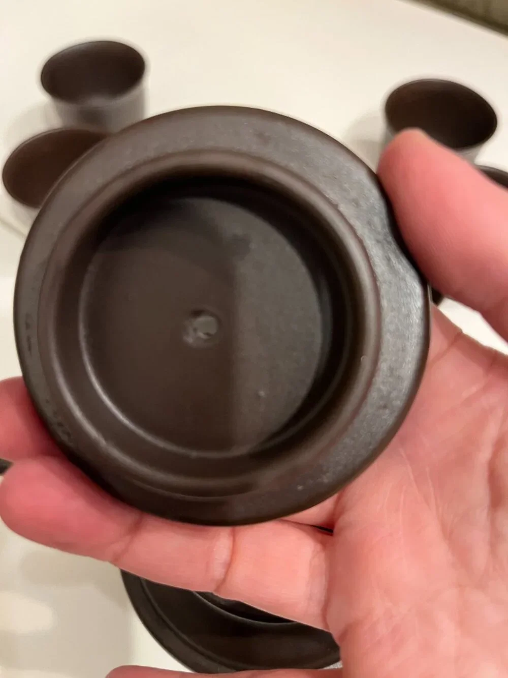 Yixing Clay Teapot and Tea Cups (Inludes 6 cups) Chinese Zisha